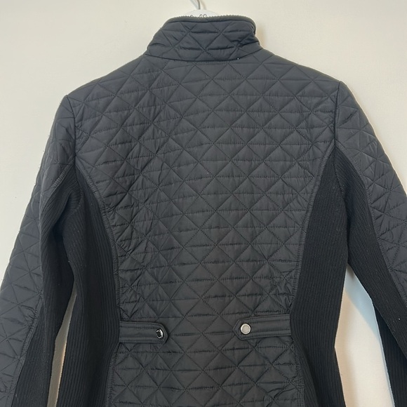 Weatherproof Black Quilted Jacket With Side Stretch, Large - Picture 9 of 12